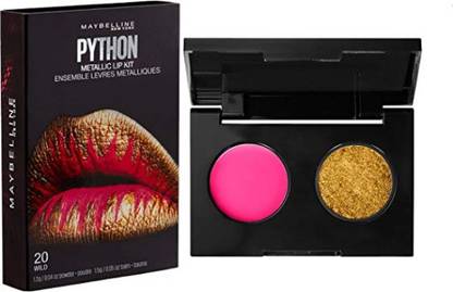 MAYBELLINE NEW YORK Lip Studio Python Metallic Lip Kit, 20 Wild, 2.7g