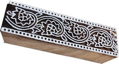 skart wooden printing block Border Printing Blocks