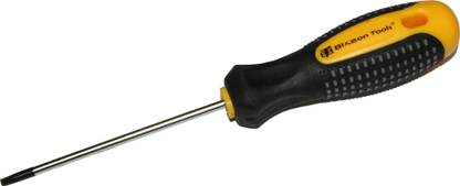 Blazon Tools Trox T9 Trox Screwdriver Heavy Duty Good Grip Non Sleepery Torx T9 Torx Screwdriver with hole and magnetic tip for Mobile Repair accessories Repair Standard Screwdriver