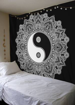 SheetKart SYYBLKSi Yin Yang Tapestry