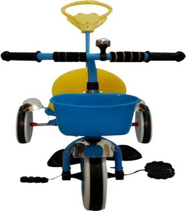 Oximus Baby Tricycle for Kids with Front Back Basket & Push Parent Handle Recommended for Toddler 1,2,3,4,5 Years Old Children Tricycle for Baby Boys & Girls Gift (Sky Blue) LovelyTricycle-101 Tricycle
