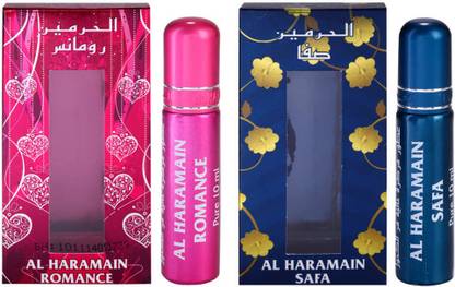 Al Haramain Romance & Safa Fragrance Roll On Attar Combo Pack of 2 x 10 ml Floral Attar