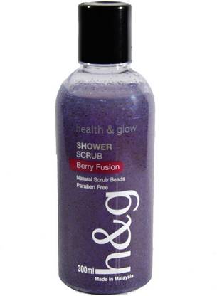 Health & Glow Shower Scrub Berry Fusion