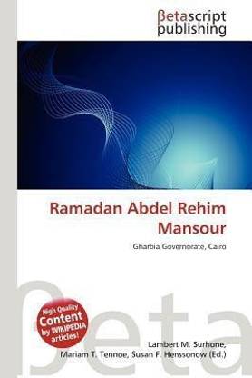 Ramadan Abdel Rehim Mansour
