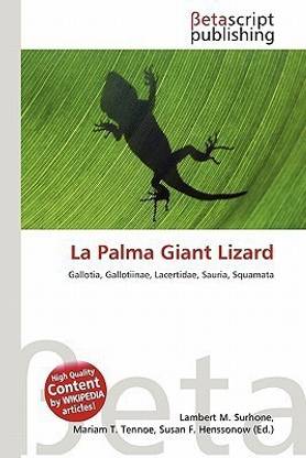 La Palma Giant Lizard