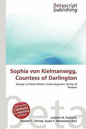 Sophia Von Kielmansegg, Countess of Darlington