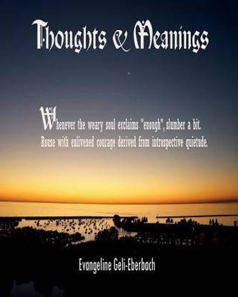 Thoughts & Meanings