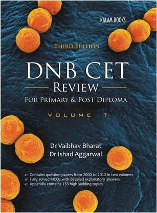 DNB CET Review: V. 1 & 2  - For Primary and Post Diploma - Volume 1 & 2