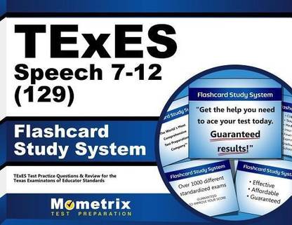 TExES Speech 7-12 (129) Flashcard Study System