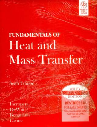 Fundamentals of Heat and Mass Transfer