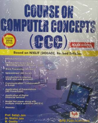 Course on Computer Concepts (CCC) Made Simple: Buy Course on Computer ...