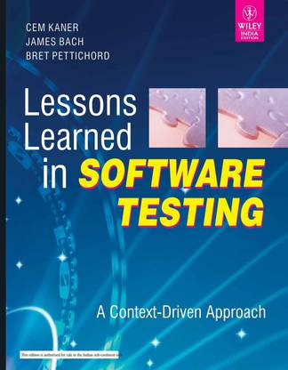 Lessons Learned in Software Testing