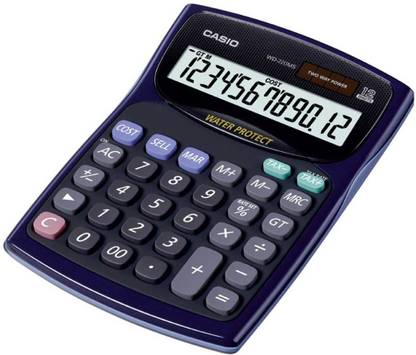 CASIO WD-220MS-BU Desktop - Std Basic Calculator