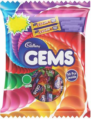 Cadbury Gems Chocolate 198.2g (Pack of 2) Truffles