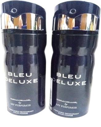 परफमडेलक्स BLEU DELUXE डिओडोरेंट स्प्रे  -  पुरुषों के लिए