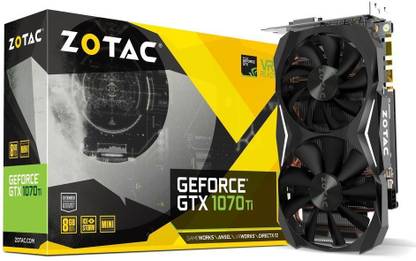 ZOTAC ZT-P10710G-10P GDDR5 8 GB NVIDIA Chipset 8 bit 1607 MHz Graphics Card