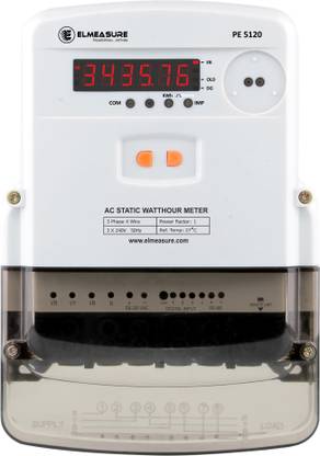 ELMEASURE 3 phase Prepaid energy meter (WC RS485) 3 phase Prepaid energy meter (WC RS485) Non-magnetic Engineer's Precision Level