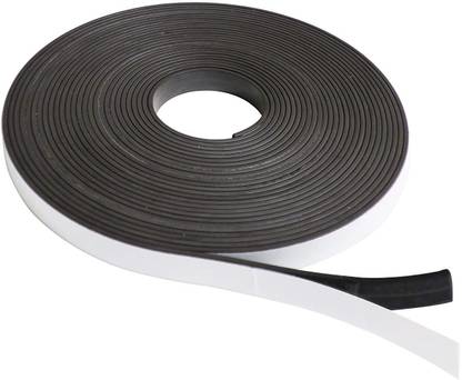 KRAFTMASTERS Self Adhesive Magnetic Tape Magnet Strip ( small ) Multipurpose Office Magnets Pack of 1