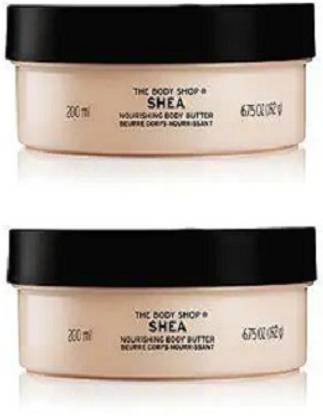 THE BODY SHOP Shea Nourishing Body Butter Combo (200ML+200ML Pack Of Two)