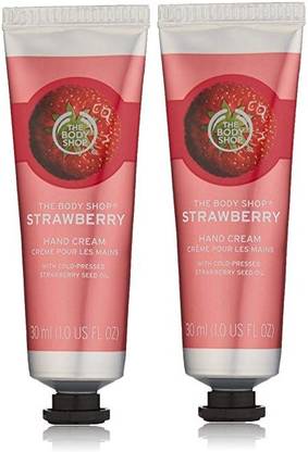 THE BODY SHOP Strawberry Hand Cream Combo (30ML+30ML Pack Of Two)