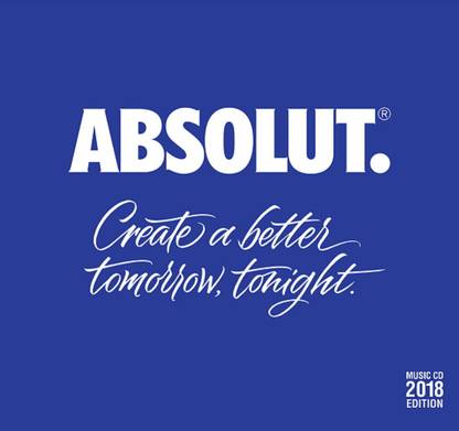 ABSOLUT - CREATE A BETTER TOMORROW, TONIGHT - MUSIC CD 2018 Audio CD Standard Edition