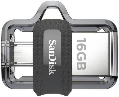 SanDisk 16 GB 3.0 OTG Pendrive 16 Pen Drive Compatible with Netbook, Gaming Console, Desktop Computer, Tablet, Mobile, Audio Player, Television, Laptop USB 3.0 Plastic Case