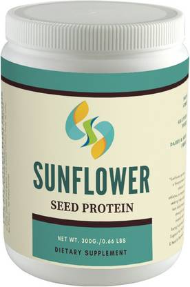 SHARRETS NUTRITIONS Sunflower Seed Protein Powder [ Raw, vegan, non GMO Plant protein] 300 g. x 3 Plant-Based Protein