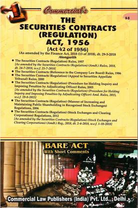 The Securities Contracts (Regulation) Act 1956