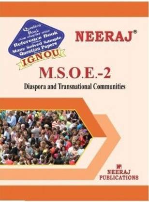 MSOE2-Diaspora And Transnational Communities-IGNOU Help Book Guide For MSOE2 ( English Medium | Neeraj Publications )