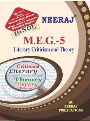 MEG5-Literary Criticism And Theory-IGNOU Help Book Guide For MEG5 ( English Medium | Neeraj Publications )