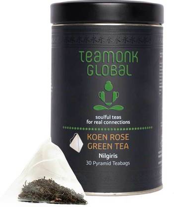 Teamonk Global Koen Rose Green Tea Box