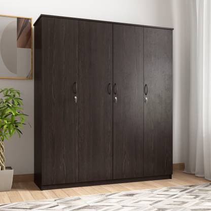 Mobel Furniture KF-6109 Engineered Wood 4 Door Wardrobe