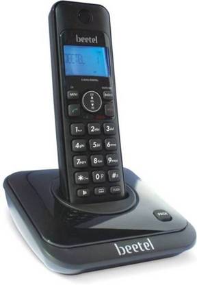 Beetel X63 M Corded Landline Phone� � (Black)� Corded Landline Phone with Answering Machine
