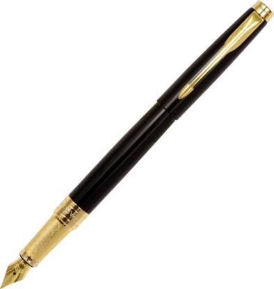 PARKER Aster Laque Black Gold Trim Fountain Pen