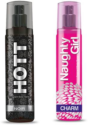 HOTT Mens NOIR & CHROME- (Set of 2 Perfume for Couple) (135ml each) Perfume  -  135 ml