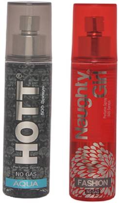 HOTT Mens AQUA & FASHION- (Set of 2 Perfume for Couple) (60ml each) Perfume  -  60 ml