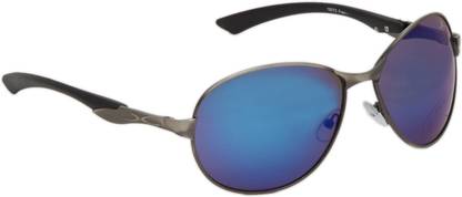 VAST Unbreakable Polycarbonate Lens Blue Reflector Cricket Goggles