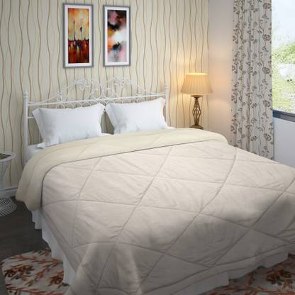Bombay Dyeing Solid Double Comforter for  Mild Winter