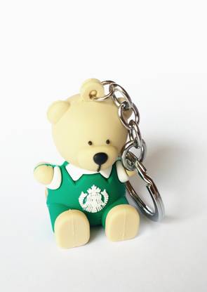 रब Cute Teddy Bear mobile stand type 4 keychain की-चेन