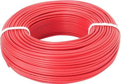 UKB HFFR Copper Wire 2.5 sq/mm Red 90 m Wire