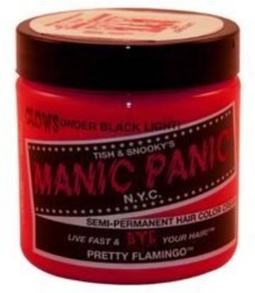 Manic Panic Semi-Permanent Hair Color Cream, Red Passion, 4oz. , Red