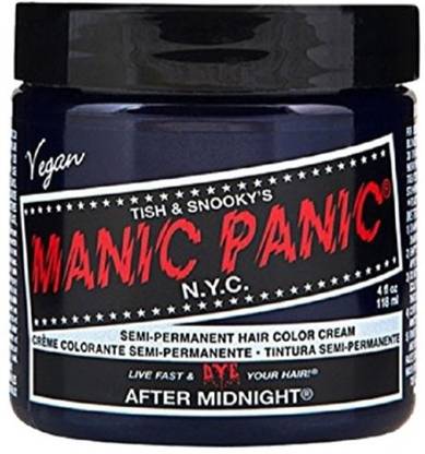 Manic Panic After Midnight Blue Hair Dye Color , Cream