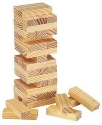 Shopjamke Tumbling Tower Jumbo Toppling Extra Large Stacking Game (Multicolor)