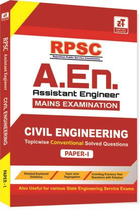 RPSC-A.En. Mains Exam : CIVIL ENGINEERING PAPER-1 (Conventional Questions With Solution)