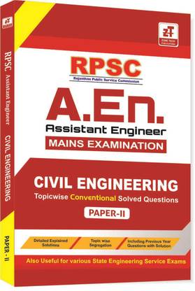RPSC-A.En. Mains Exam : CIVIL ENGINEERING PAPER-2 (Conventional Questions With Solution)