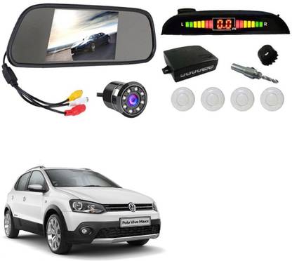 AYW 4.3 Digital Tft Lcd Screen Rearview Mirror Monitor For Reverse Camera White LCD