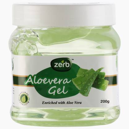 Zerb Aloe Vera Gel Remove Oil/Dirt/Tan And Exfoliates Skin Face Wash