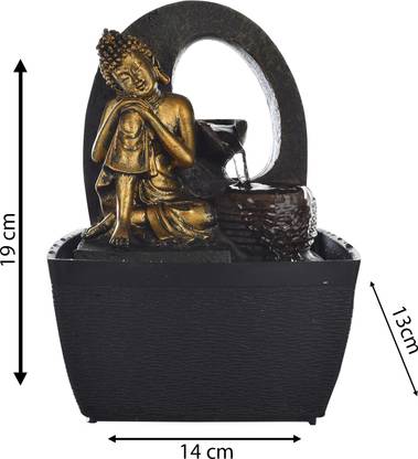 क्रोनिकल 19 cm X 14 cm X 13 cm वॉटर फाउंटेन