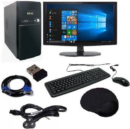 Wolux Core 2 Duo (2 GB DDR2/320 GB/512 MB/15.6 Inch Screen/WPC-1562 Desktop PC)
