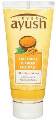 Ayush Pimple Clear Turmeric  Face Wash